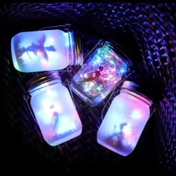 Solar Mason Jar Light Solar Lantern Fairy Lights Waterproof IP65 Hanging Standing Solar Lamp Garden Ornament for Patio Lawn
