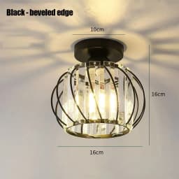 Glass Aisle Ceiling Light Fixtures for Corridor Balcony Ceiling Lampshade E27 Dining Room Chandelier Decoration Novelty Design