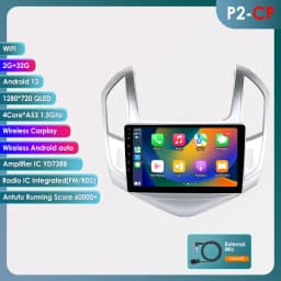 Hizpo 2din Android 14 Car Radio Multimidia For Chevrolet Cruze J300 J308 2012-2015 Video Player Navigation GPS Head Unit Carplay