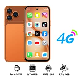 SERVO Mini 4G Smartphone 4.5" HD Android 10 Dual SIM Standby Face Unlock 2GB+16GB 3GB+64GB WiFi GPS Pocket Backup Mobile Phone