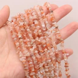 19 Kinds Natural Semi-precious Stone Unshaped Stone Aquamarine 3x5-4x6mm For DIY Necklace Earrings Accessories Gift Length 40cm