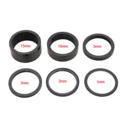 ZTTO Bicycle Headset Washer Stem Spacer 5 10 15mm Aluminum Alloy Carbon Ring Fit for 28.6mm Fork Steerer