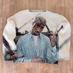 Sweatshirt Y2K Clothes American Gothic Hip Hop 3D Digital Graphics Oversized Sweatshirt Mens Womens Round Neck Long Sleeve Tops