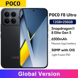 POCO F8 Ultra Global Version Snapdragon 8 Elite Gen 5 NFC 50MP camera 6.9" 120Hz display 6500mAh battery Smartphone