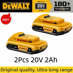 100%Original Dewalt 20V 6000mAh Power Tool Battery DCB206 DCB205 DCB200 DCF887 DCG405 DCD791 DCF922 DCF850 DCD805 tool battery