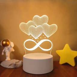 3D LED Lamp Creative 3D LED Night Lights Novelty Illusion Night Lamp 3D Illusion Table Lamp For Home Christmas Decorative Light