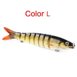 1PCS Multi Jointed Swimbait 13.5cm 19g Sinking Wobbler Fishing Lure Artificial Hard Bait Crankbait Bass Pike Fishing Tackle
