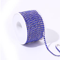 DUCRYSTAL 10Yard/Roll Crystal Rhinestone Chain Trim for Sewing Craft DIY Decoration Jewelry Rhinestones Chain for Wedding Dress