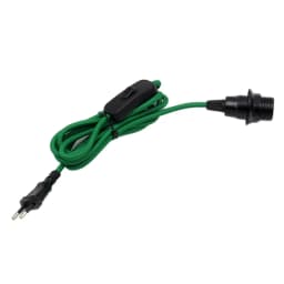 AC 220V European Plug Power Cords Fabric Braided Cable With Switch E14 Screw Bulb Lamp Holder for DIY Hanging Light Table Lamp