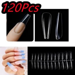 150Pcs/set White French Gel Nail Tips Medium Almond Nude Pink Press On Nail French Tips Matte/Glossy Frosted Soft Gel Nail Tips