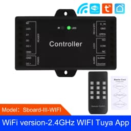 Sboard Mini Size Single Door 5G Wifi Tuya App Remote Control Access Control Panel Board 12V Wiegand 26~44 Bits Input 1000 User