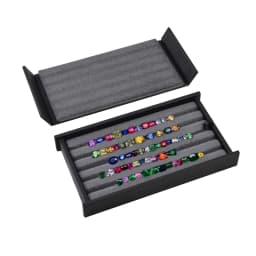Jewelry Gem Stone Display Holder Loose Diamond Storage Case V Groove Jar Gemstone Size Selecting Tray White Leather Grey Velvet