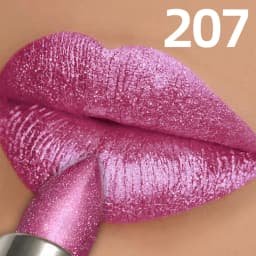 Metallic Glitter Lipstick 3 Color Waterproof Lip Balm Red Long Last Lip Tint Matte Lip Makeup Gifts Shiny Lip Gloss Cosmetic
