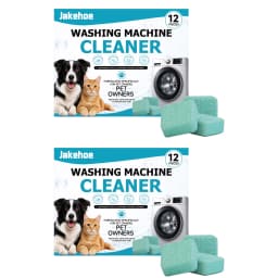 Washing Machine Cleaning Tablets Removing Mold Stains & Pet Hair Eliminating Odors Prevent Bacterial Growth Washer Tank Cleanser