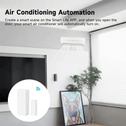 Tuya WiFi/Zigbee Door Sensor Window Sensor Smart Home Wireless Door Detector Smart Life APP Remote Control for Alexa Google