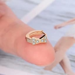 Rainbow CZ Huggies Hoop Earrings Girl Tiny Rings Cartilage Small Helix Piercing Tragus Conch Earlobe Circle Men Hoops Arete