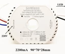 GM-TM2.4GRF-Y DC22-30V Two Wires and 2 Colors Lamp LED Driver Tmall 2.4G Intelligent Power Supply Module For Chandeliers