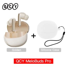 QCY MeloBuds Pro ANC Wireless Earphones 46dB Active Noise Cancellation Earbud Bluetooth 5.3 Hi-Res Audio with LDAC Headphones