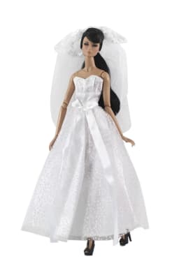 1 Set Doll Clothes 1:6 Scale Dress Outfit for 11.5 Inch 30cm Doll Many Style for Choice Gifts for Girls Doll Accessories #8