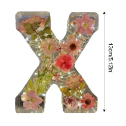 Dry Flower Letter Lamp Luminous Alphabet LED Light Decororation Night Light for Home Wedding Birthday Christmas Party Decoration