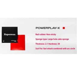 Original Xuperman Pimple's In Table Tennis Rubber Sheet Forehand & Backhand Sticky Rubber With Sponge Non-sticky PingPong Rubber