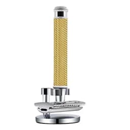 Premium Single Blade Safety Razors, Double Edge Razor Blade, Shaving Razors for Men with Razor Stand and 5 Platinum blades