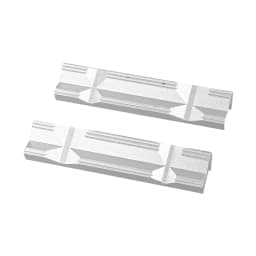 1 Pair V-clip CNC Milling Steel Vise Hard Jaw Fixture V-Type Jaw Aluminum Alloy 4 Inch 5 Inch 6 Inch 8 Inch V-clip