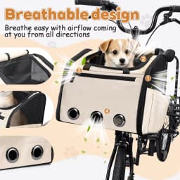 NEWBOLER Brompton Folding Bike Pet Bag Carry Bag Portable Bicycle Front Bag Foldable Outdoor Cat And Dog Pet Travel Bag