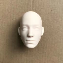YUNYI 1/6 Male Doll Bald Head Super White Beige Brown Skin Doll Parts for DIY Makeup Practice Collectible Figure Accessories