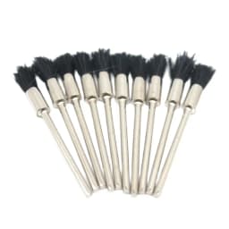 50PCS Bristle Brush Brass Wire Wheel Brushes for Dremel Accessories 2.35mm Shank Drill Rotary Tools