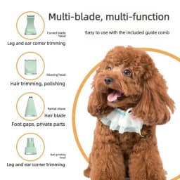 New 4-in-1 Electric Pet Multi Functional Hair Clipper Shaver Set Dog Hair Clipper Rechargeable Beauty Tool Pet Cat Supplies