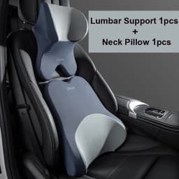 Car Lumbar Support Headrest Neck Pillow Support Universal Soft Neck Pillows Cushion Car Memory Foam Lumbar Pillow Back Support