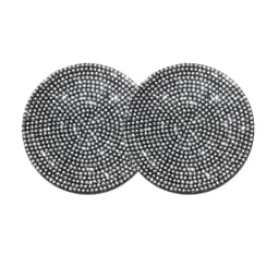 2Pcs Car Non Slip Water Cup Pad Diamond Car Coaster Water Cup Insert Coasters Pads Universal Car Cup Holder Interior Accessories