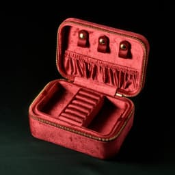 TAIMY Personalized Velvet Jewelry Box Double Layer Design High Capacity Travel Ring Necklace Earrings Jewellery Organizer