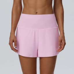 Women's Summer Loose Running Shorts 2-in-1Quick Dry Athletic Yoga Gym Shorts with Pockets Yoga Fitness Sports Shorts
