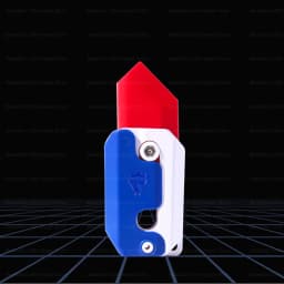 New Knife Fidget Toy 3D Printing Technology Stocking Stuffers Gift With Butterfly Claw Blade Carrot Fidget Toy Stress relief Toy