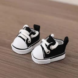 Cute Min Shoes for 17cm Labubu Doll Multi Color Mini Sneakers Loafers Dress Shoes Cute Replacement Footwear Accessories for Doll
