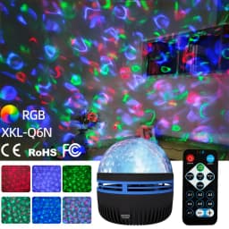 Aurora Borealis Starry Sky Projector LED Galaxy Lamp Christmas Night Light with Remote 7 Modes Camping Wedding Party Decorations