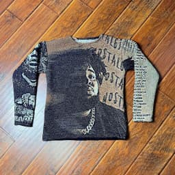 Sweatshirt Y2K Clothes American Gothic Hip Hop 3D Digital Graphics Oversized Sweatshirt Mens Womens Round Neck Long Sleeve Tops