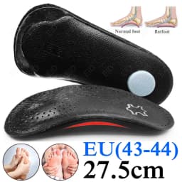 EiD Orthopedic Insoles Orthotics Flat Foot Health Sole Pad For Shoes Insert Arch Support Pad For Plantar fasciitis O/X Leg pads