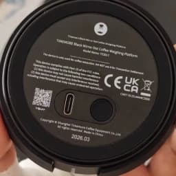 TIMEMORE Black Mirror Dot Smart Coffee Electronic Scale APP Interconnection Bluetooth Connected Barista No‑Screen Digital Scales