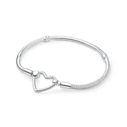 925 Sterling Silver Bracelets Bangles Original Love Heart Clasp Charms Beads Snake Chain Luxury DIY Jewelry For Women Gift