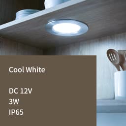 6/8/12pcs Led Downlight 3W DC12V Ceiling Lamp Recessed Down Light Round Led Panel Light Black White Silver Dimmable Spotlight