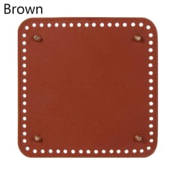 Square Bottom for DIY Knitted Bag PU Leather Bag Accessories Handmade Bottom DIY Crochet Bag Bottom Handbag Parts