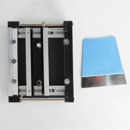 100x100MM Manual Small Screen Printing Station SMT PCB Steel Mesh Solder Paste Printing Table