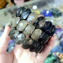 New 10X12MM Natural Stone S-shaped Amethyst Agate Tiger Eye Crystal Bracelet for Men and Women, Simple and Fashionable Jewelry