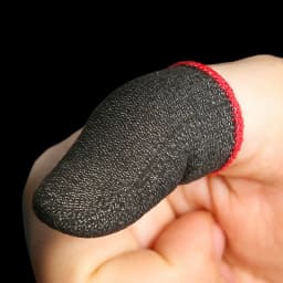 24Pcs Mobile Phone Finger Cuff Fibroid Mobile Game Touch Screen Fiber Breathable And Sweat Resistant Walking Game Finger Cuff