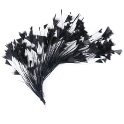 10-12inch Multicolor Turkey Goose Feather Flower Triangle Tipped Coque Free Bendable Feather Plumas Crafts DIY Lady Headdress