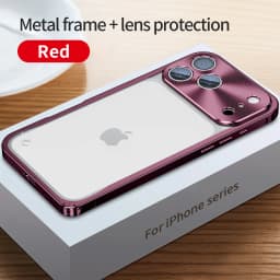 Metal Phone Case For IPhone 12 13 14 15 16 17 Pro Max Cover 16Plus Magnetic Aluminum Frame Phone Shell For IPHON 16 17 Pro Max