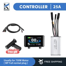 36V/48V 15-30A Waterproof KT Controller for Electric Bike with Light Function for Kunteng Ebike Accessories with Tf01u Display